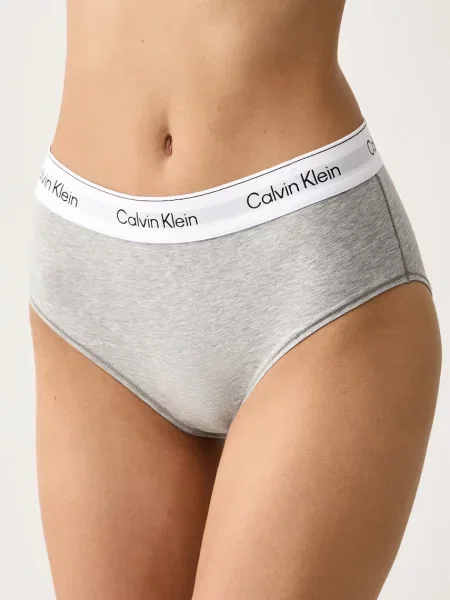 Calvin Klein Underwear nohavičky dámske s bavlnou sivá