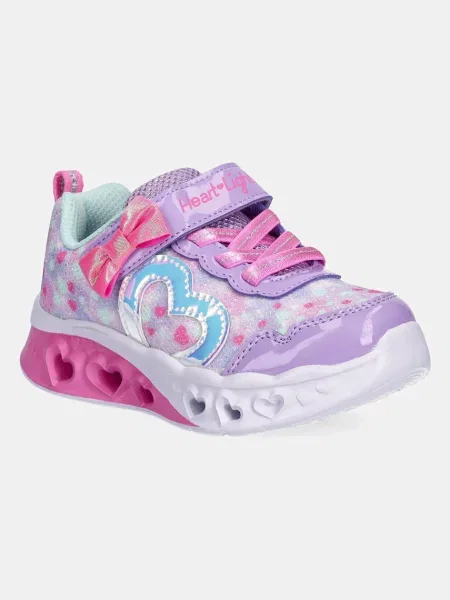 Skechers gyerek sportcipő FLUTTER HEART LIGHTS lila