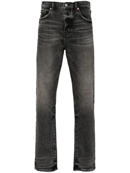 Blugi Purple Brand zdrențuiți negru