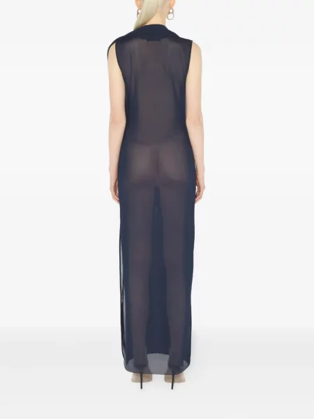 Rochie maxi Jean Paul Gaultier cu paiete albastru