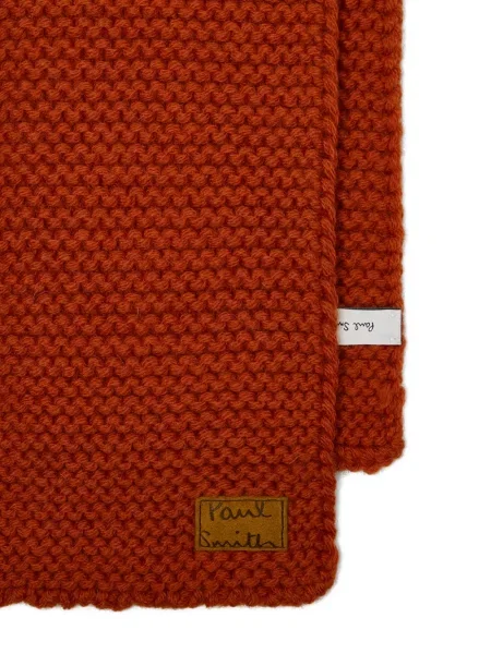 Fular Paul Smith de lână portocaliu