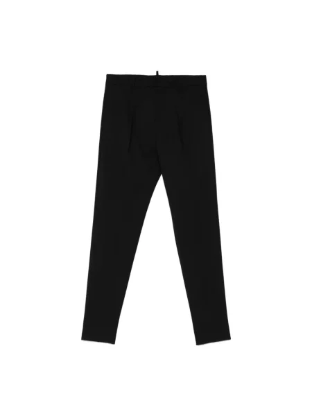 Spodnie Dsquared2 wełniane czarne