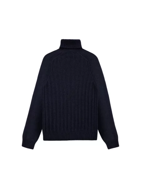 Sweter z golfem Colmar niebieski