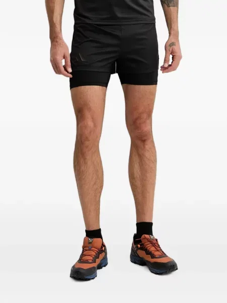 Ριγέ τρέξιμο μπουφάν Adidas με αυτόγραφο καφέ