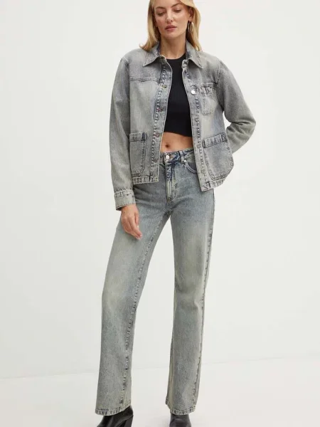 Джинсова куртка MAX&Co. перехідна сірий
