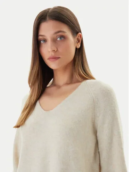 Vero Moda Pulover Aquarius bež