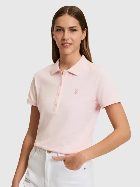 Поло U.s. Polo розовое