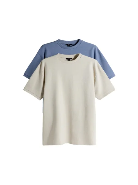 The Set Majica golublje / svijetlosiva plava