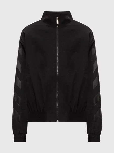 Ветровка Off-white с принтом черная