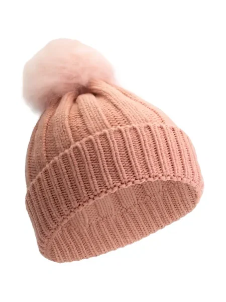 Czapka dziecięca Woolrich różowa