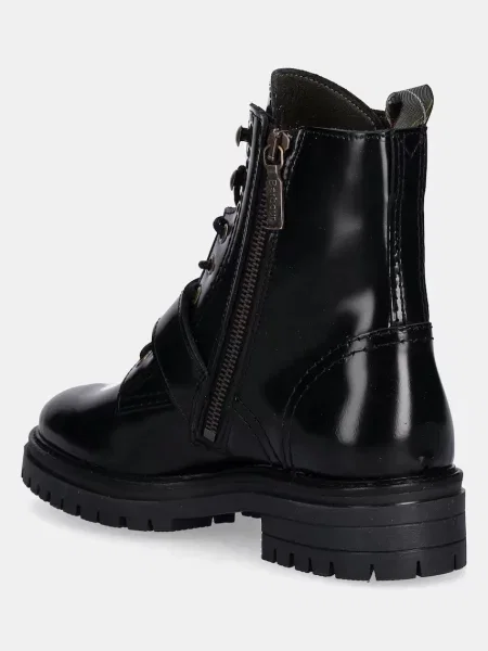 Кожаные ботинки Barbour черные
