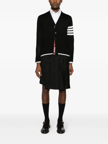 Cardigan Thom Browne de lână negru