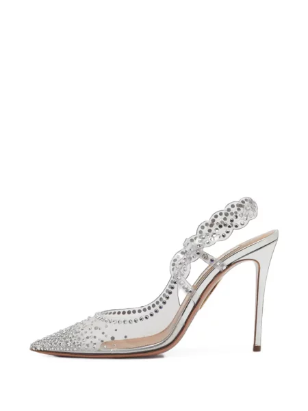 Pantofi cu toc Aquazzura alb