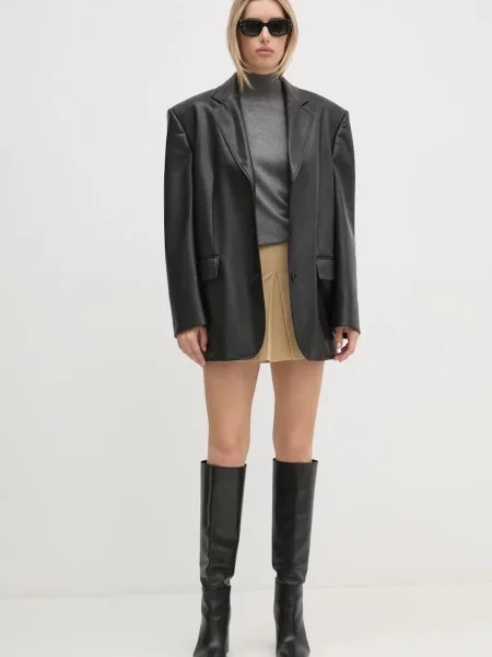 Спідниця United Colors of Benetton mini розкльошена бежевий