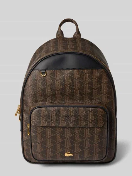 Lacoste plecak męski brązowy