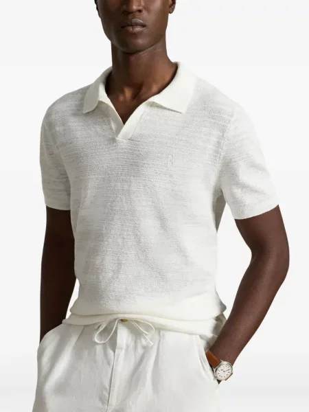 Șosete Polo Ralph Lauren cu model herringbone cu broderie plasă albastru