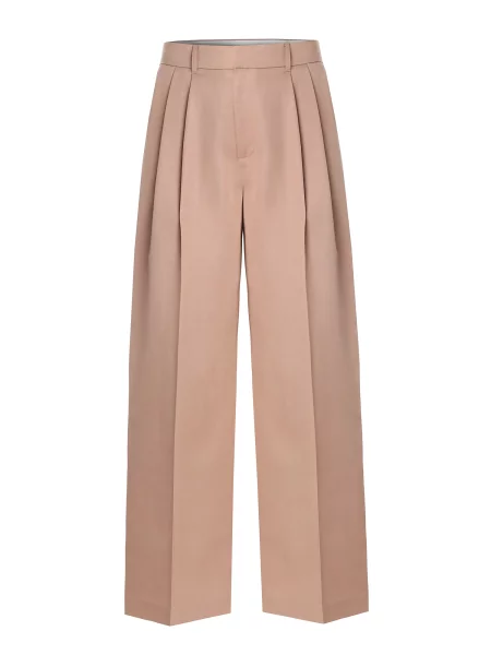 TATUUM Pantaloni cutați Serko pudră roz