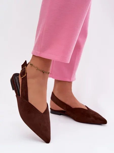 Balerinke Boto iz semiša rjava