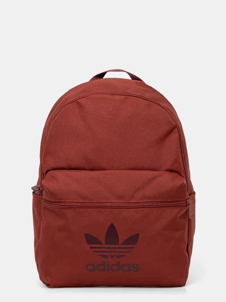 Раница adidas Originals Adicolor червено голям с принт винено червено