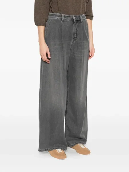 Blugi 's Max Mara plisate gri