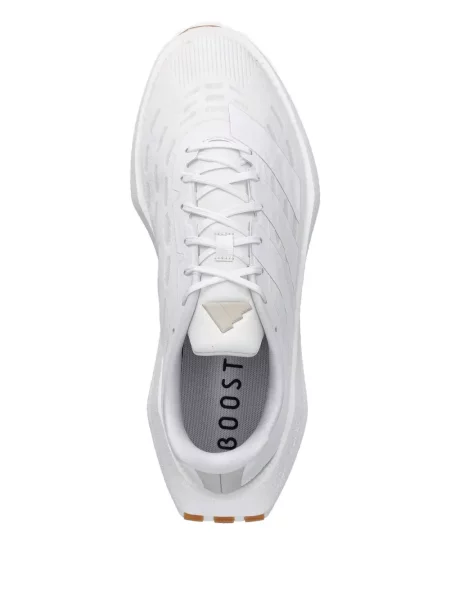 Велурени маратонки Adidas Gazelle на райета бяло