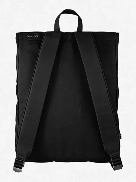 Рюкзак Fjallraven Foldsack No. 1 великий однотонний чорний