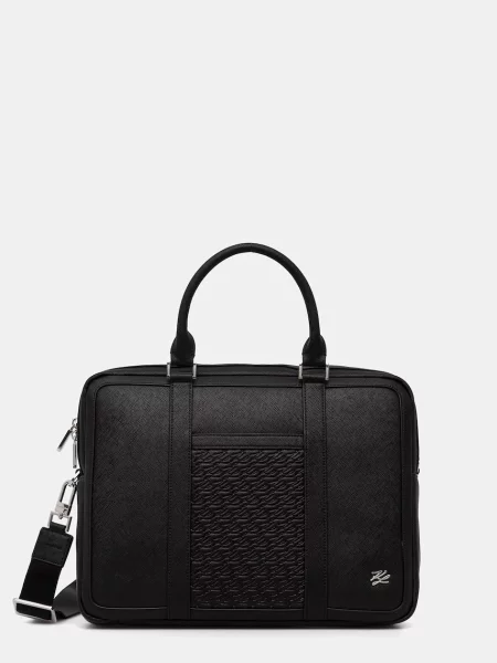 Karl Lagerfeld Servietă negru