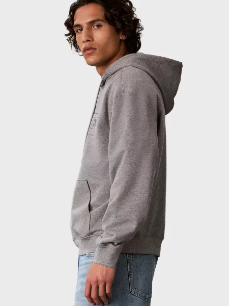 Худи Calvin Klein Jeans серое