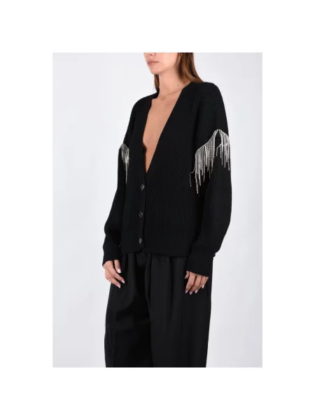 Kardigan Sportmax wełniany czarny