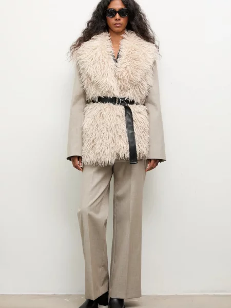 Answear.LAB bezrękawnik przejściowy beżowy