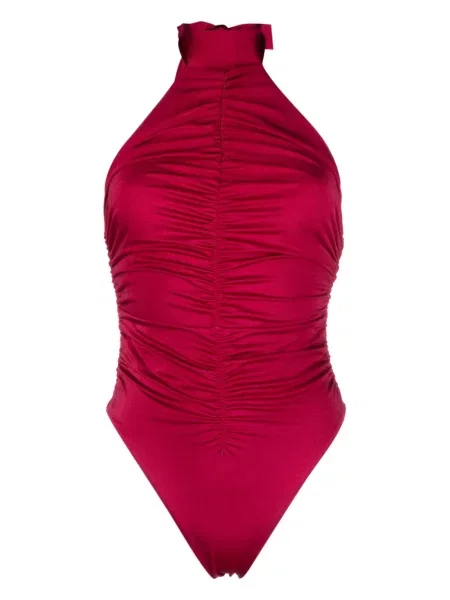 Costum de baie Noire Swimwear cu gât halter roșu