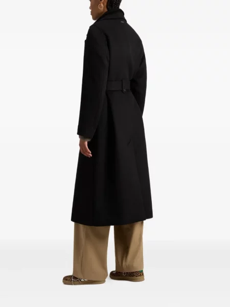 Palton Woolrich de lână negru