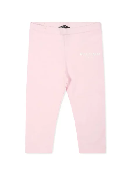 Legginsy dziecięce Balmain różowe
