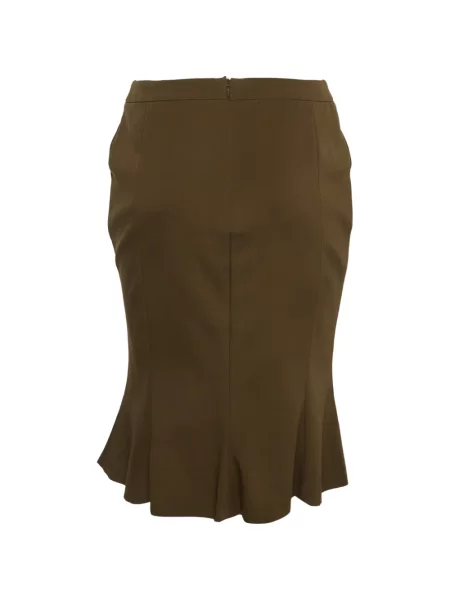 Fustă Brunello Cucinelli din crep verde