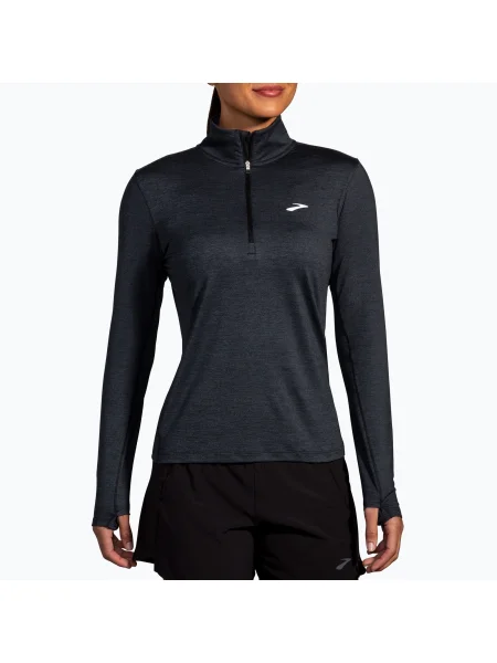 Дамски анцуг Brooks Dash Zip htr black черно