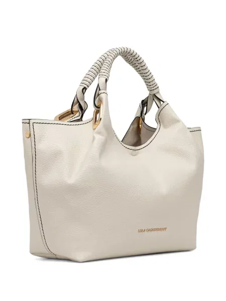 Geantă shopper Lola_casademunt țesută alb