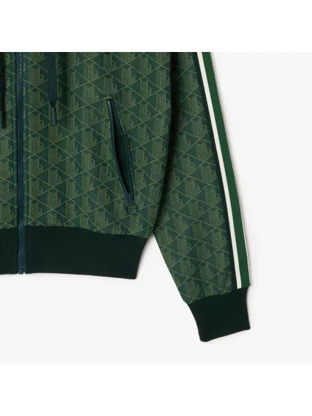 Lacoste толстовка Monogram зелена