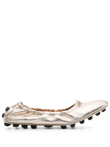 Balerini Tod's din piele auriu