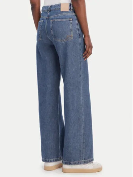 BOSS Farmer Marlene Wide Leg kék