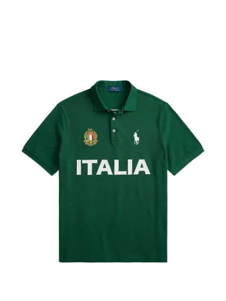 Pólóing Polo Ralph Lauren autogrammal zöld