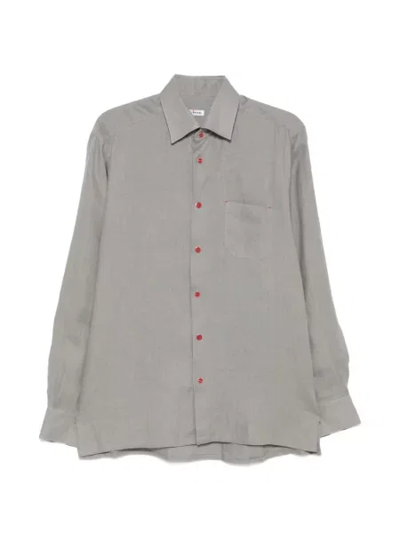 Pocnitură cămașă Kiton gri