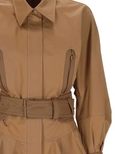 Cu centură rochie mini Zimmermann maro