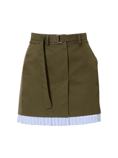 Spódnica mini Pink Memories zielona