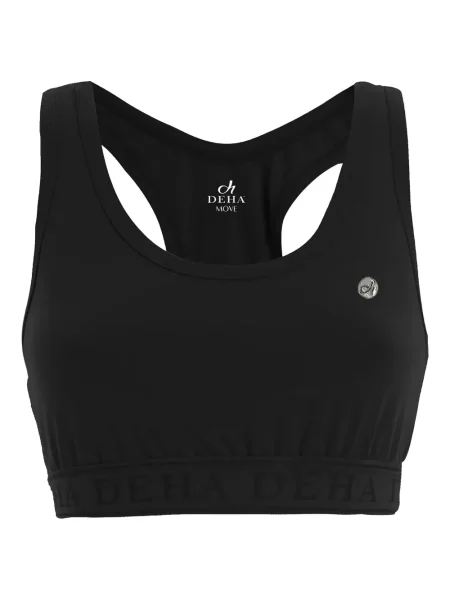 Sutien sport Deha cu autograf negru