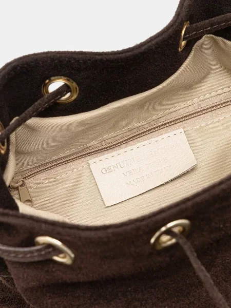 Замшевая сумка Answear.lab коричневая