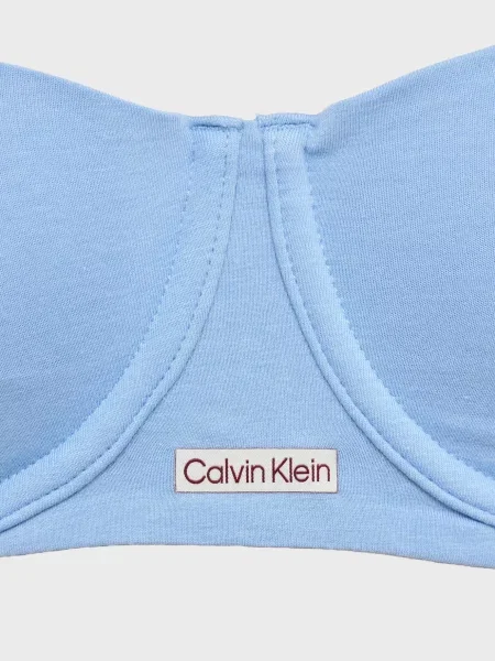 Без подкладки бюстгальтер Calvin Klein голубой