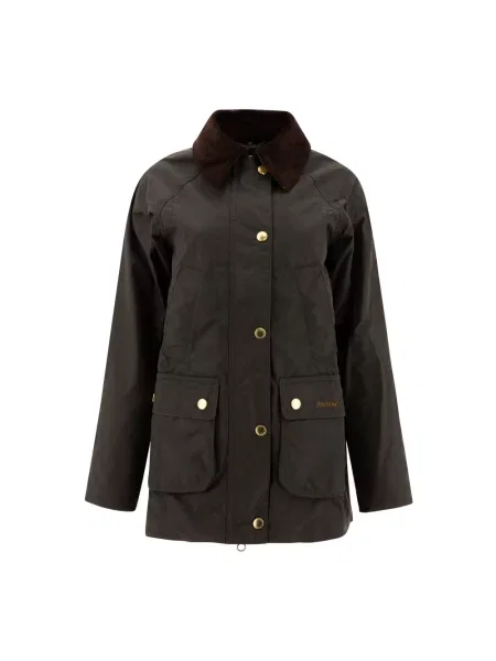 Woskowana parka Barbour zielona