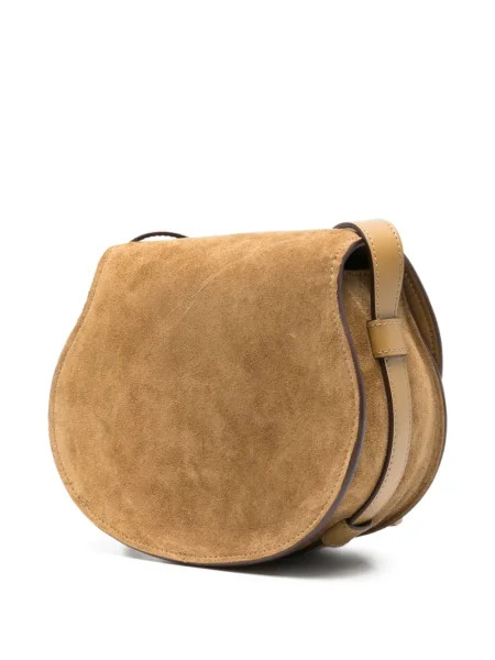 Geanta crossbody Chloé Marcie din piele de căprioară