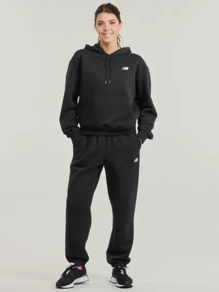 Fleecová fleecová mikina New Balance čierna