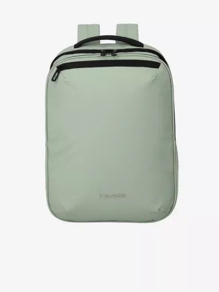 Travelite Basics Everyday Light Green Backpack Green μέντα